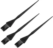Generic Hair Tint Brush Set of 3 Dyeing Brush for Salon Use Flexible Yet Stiff Bristles Easy to Women Random Color