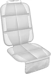Meolsaek Car Seat Protector for Child Car Seat, Durable 600D Fabric Waterproof Car Seat Cover with Thick Pad Non-Slip Backing (No Imprints)