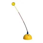 Professional Tennis Ball Trainer Tennis Swing Portable Practice Training Tool Improve Skill Rebound with Trainer Baseboa As Shown