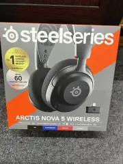 New SteelSeries Arctis Nova 5 Wireless Gaming Headphones Black 61670