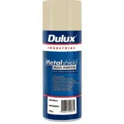 Dulux Metalshield MULTIPURPOSE SPRAY PAINT Metal Protect PAPERBARK White 300g