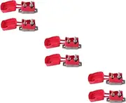Beatifufu 6 Pcs Automatic Reset for Open Circuit Breaker Automatic Reset Fuse Bolt Auto Car Front Master Cylinder Automotive Red Plastic