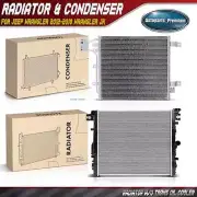 2x New Radiator & AC Condenser Kit for Jeep Wrangler 2012-2018 Wrangler JK 2018 (for: Jeep)