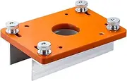 JISADER Router Table Insert Plate Slotted Bracket Sturdy Professional Flip Board Trimming Machine for Cabinet Cupboard Wardrobe, 9.2x12.6cm