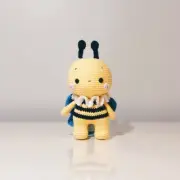Handmade Crochet Amigurumi Doll - BUMBLE BEE (7.5" tall)