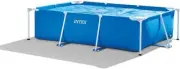Intex 9.8' x 29.5" Rectangular Frame Above Ground Outdoor Backyard Swimming Pool