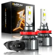H11 LED Headlight Bulb Mini Lens Projector 120W High Power 22000LM 6000K White