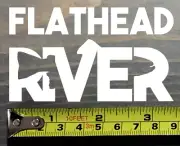 Flathead River Sticker Decal Fly Fishing Montana Trout Abel Ross Reels Scott