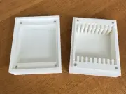 Silver 1oz Bar Storage Box Magnetic Lid