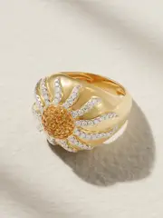 [Yvonne Léon] Yvonne Léon - 18-karat Gold, Citrine And Diamond Ring - 4 4 Gold