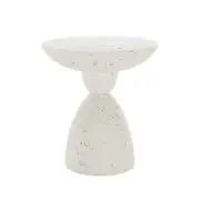 Junia Indoor & Outdoor Pedestal Concrete Side Table