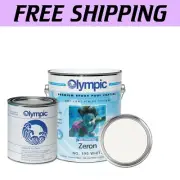 Durable 1 Gallon Zeron White Pool Coating - Perfect for Fiberglass & Plaster