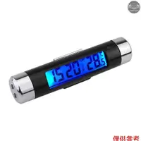 在飛比找蝦皮商城優惠-2 合 1 汽車時鐘溫度計儀表出風口夾式 LED 數字顯示溫