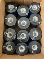 12x ZEBRA 18103791 TR4085plus Thermal Transfer Ribbon 106mm x 450m 4.17" x 1476'