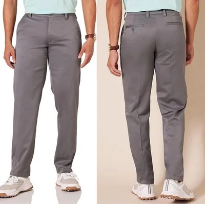 Amazon Essentials Men's Classic Fit Pants Grey 38W x 30L New With Tags