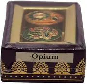 Chakra Natural Solid Perfume Opium for Women and Men, Handmade with Essential Oils, Vegan and Long Lasting 0.14 OZ