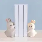 Bookend Decorative Bookends Resin Animal Figurines Book Organizer Support for