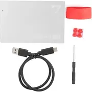 Hard Disk Box HDD Enclosure,Waterproof and Dustproof Hard Disk Box with Wide Compatibility for 7mm Thick 2.5 SSD / HDD Support High-Speed Reading and Writing,Safe and Stable
