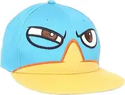 [Disney] Men's Perry Twill Big face Flat Brim hat