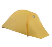 Big Agnes Fly Creek HV UL1 Solution Dye 3-Seaon 1-Person Bikepacking Tent - Yellow/Greige