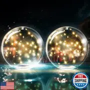 TIALLY Fairy Floating Pool Lights Solar Powered - 14" Inflatable Waterproof L