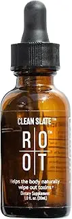 THEROOTBRANDS Clean Slate - Toxin and Heavy Metal Removal, Trace Minerals, Vitamin C, Passive Cleansing Food Supplement (30ml)