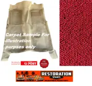 2 DOOR COUPE HONDA CIVIC EK 1996-2000 USA RED LOOP FRONT & REAR MOULDED CARPET