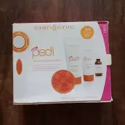 Clarisonic Pedi Sonic Foot Transformation Kit Pedi Buff Balm -New Open Box