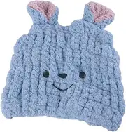 Vaguelly Absorbent Hair Drying Hat Quick Drying Towel Cap for Boy Girl Lightweight Portable Bath Towel Hat for Newborns Reduces Frizz Breakage for Home Travel Use