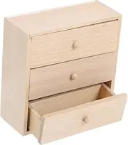 TOYANDONA Mini Cabinet Decoration Bins Animals Dolls Miniatures Dollhouse Things Bookcase Bookshelf Items Kitchen Living Unit Stuff Modern Room for The Home Accessories Wood