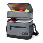 Large Insulated Lunch Bag for Men and Women, Adult Double-Layer Leakproof Reu...