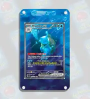 Blastoise ex 151 SIR | Card Display Case Extended Art for Pokemon Card