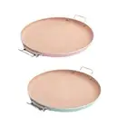 Korean BBQ Pan BBQ Griddle Round Accessories Barbecue Plate Indoor or Outdoor