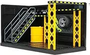 Maintenance Shop Car Motorcycle Model Detachable Parking Lot Display Scene Photography Props Car Model Garage Placement Scene Simulation Parking lot Mode