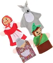 GARIOUANS 4pcs Animal Finger Puppets for Boy Girl Cute Hand Puppets for Storytelling and Pretend Play for Toddlers and Parent-boy Girl Interaction Great for Parties and Festivals