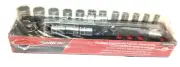 New Snap-on 3/8" Drive 6pt METRIC Shallow Deep Chrome Foam Socket Set 224SFFSMFR