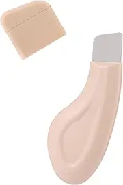 Lyreh Silicone Nose Blackhead Remover, Blackhead Remover Spatula Deep Clean Master for Clean Facial and Nose(Beige)