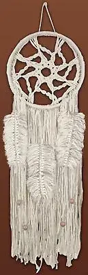 Design Works/Zenbroidery Macrame Wall Hanging Kit 8"X24" Natural Dream Catcher