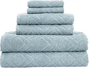 JSEIAJB Set of 6 Quick Drying Absorbent Bath Towels Towel for Bathroom