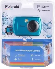 NEW Polaroid IS049 HD Waterproof 16MP Digital Camera 2.4” LCD Display Color Teal