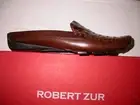 RZ Robert Zur Designs WBB Woven Brown Slide Loafer Shoe Extra Narrow