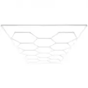 VEVOR Hexagon Garage Lights 86400LM 5 Grid Honeycomb LED Shop Ceiling Light