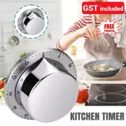 Magnetic Kitchen Timer, Chef Cooking Timer Clock with Loud Alarm Mechanical AU