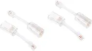 HOMSFOU Sets Ergonomic Design Phone Cord Detangler Phone Adapter for Landline Telephone Cable Detangler Telephone Cable Landline Pcs