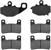 Motorcycle Front and Rear Brake Pads for Kawasaki Z1000 Z 1000 ZR1000 ZR 1000 2010-2014 ZX 1000 ZX1000 Ninja ABS 12-14 (Color : Front and Rear)