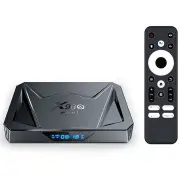X96Q PRO+ 4+64G Android 14.0 TV Box Allwinner H728 Octa-core Support WiFi6 & BT5.X 8K 3D Voice Media Player Gigabit Ethe