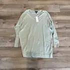 NWT Eileen Fisher Small/Medium Petite V-neck Tunic Organic Linen Cotton $218