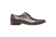 Julius Marlow Mens Knock Mocha Formal Dress Casual Leather Lace Up Shoes