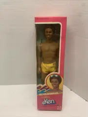 Sunsational Malibu Ken #3849 Black African-American Rooted Afro Mattel 1981 MIB