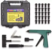 30 Piece Deluxe Tubeless Tire Plugger Repair Kit Punctures and Flats on Car